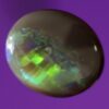 0.6ct Black Opal